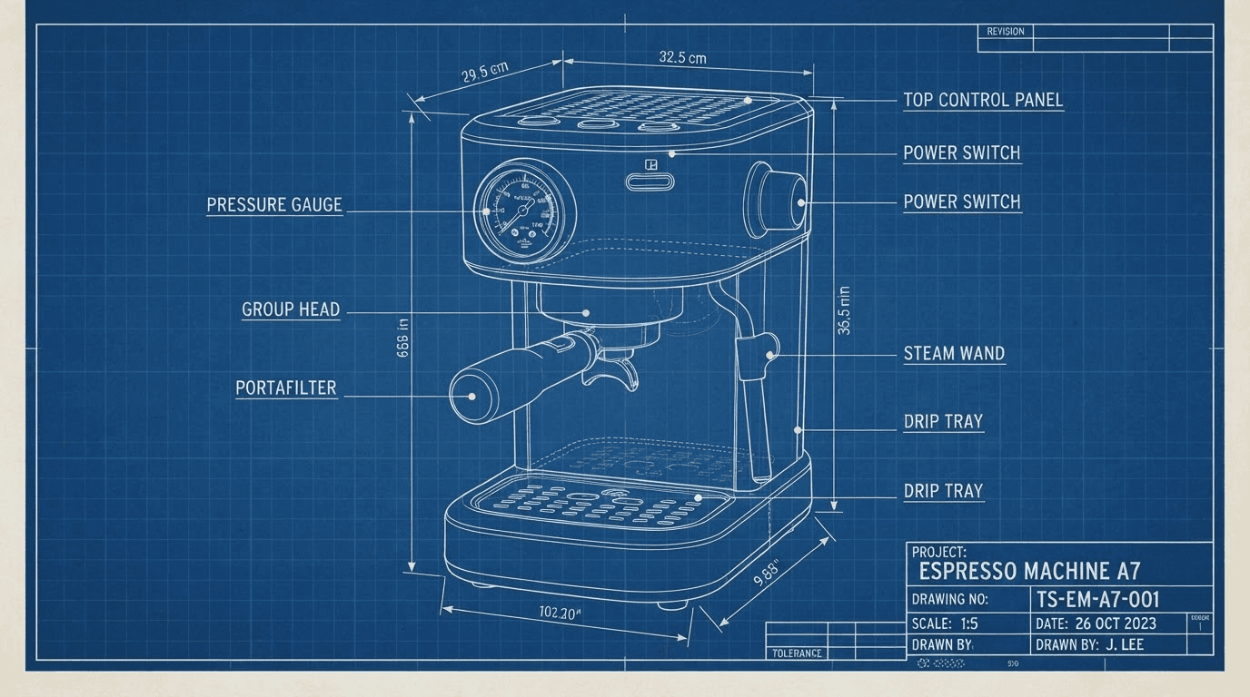 AI Blueprint Generator: Photo to Blueprint Style