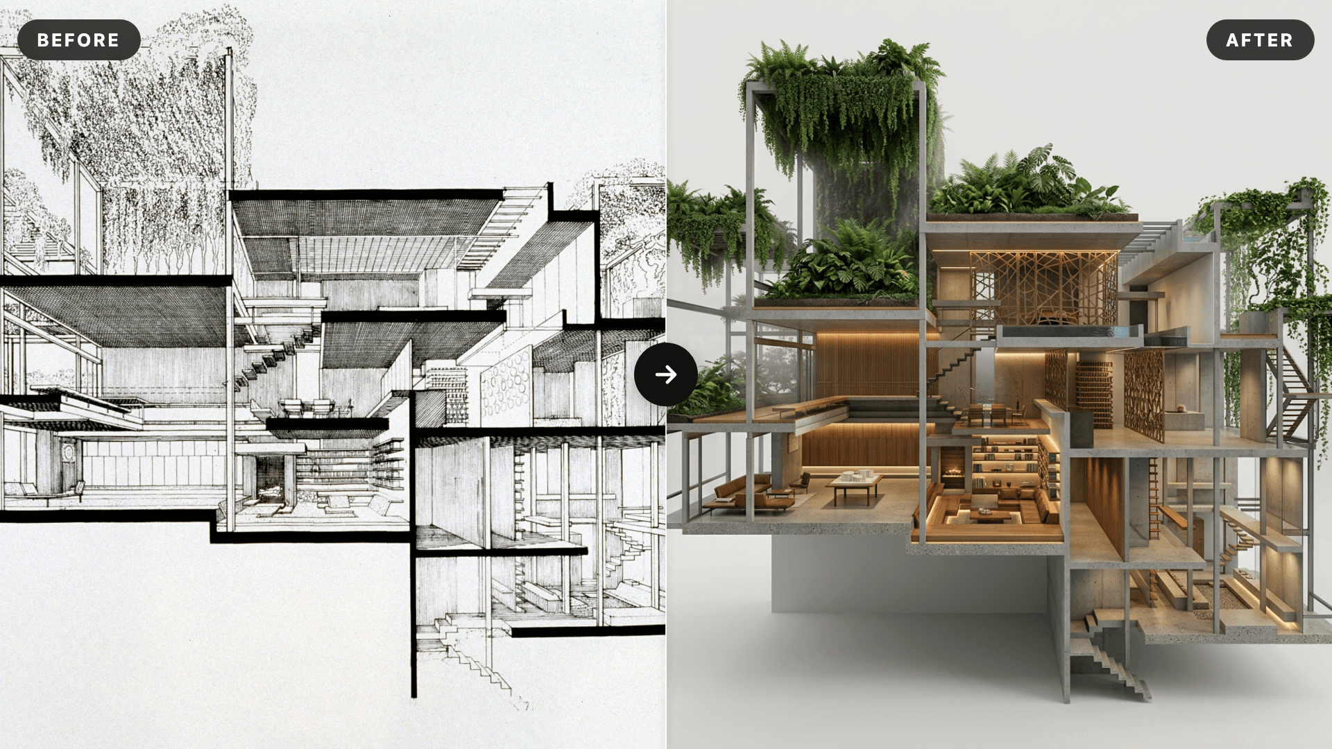AI SketchUp Renderer — Sketch & Floor Plan to Render