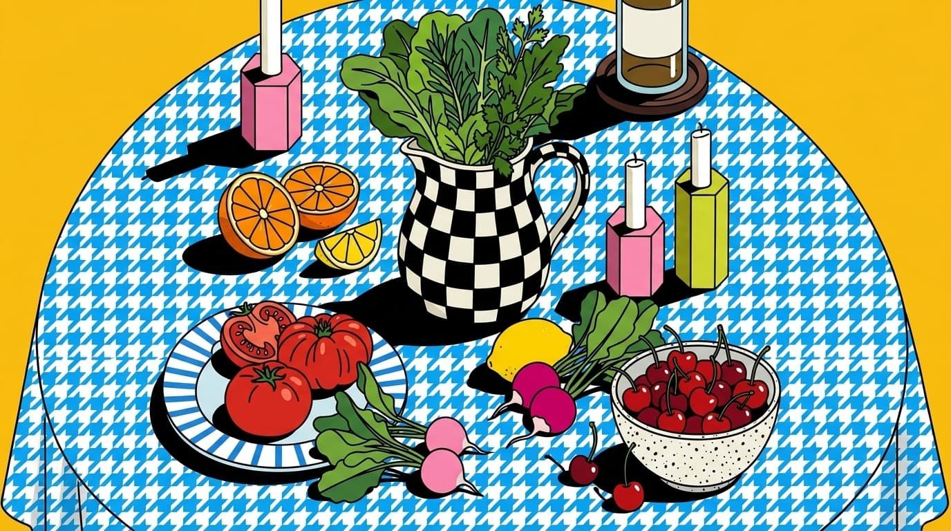 From photoreal to flat illustration